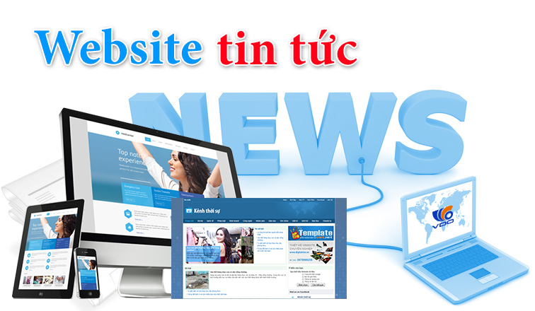 Dịch vụ thiết kế website tin tức